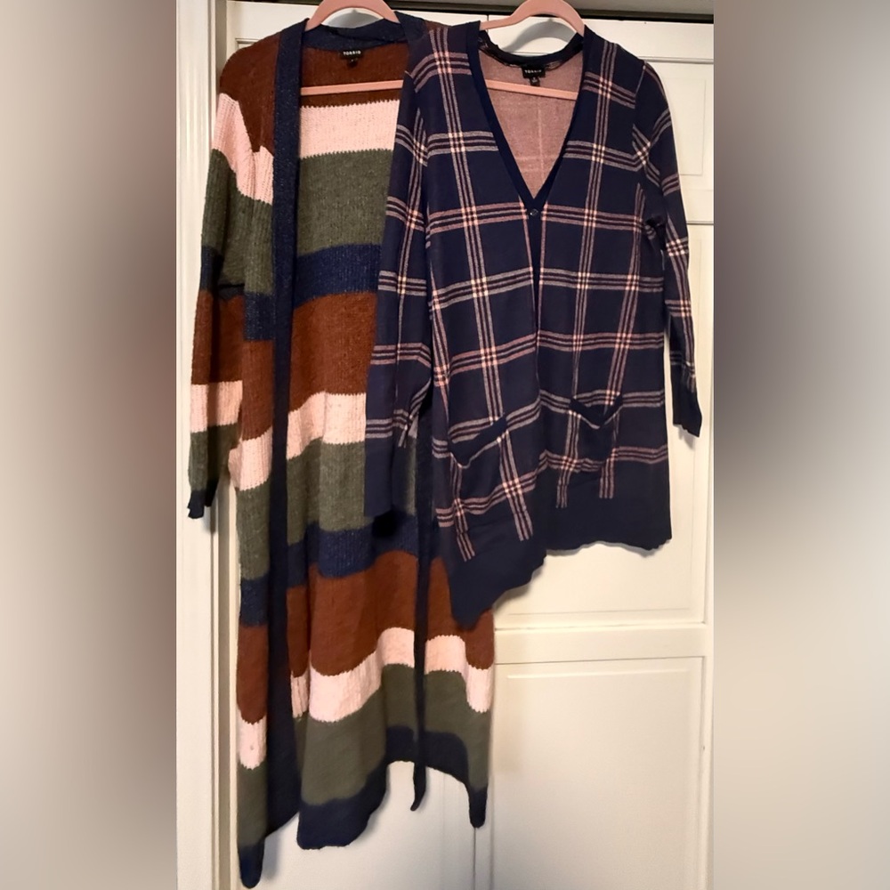 BUNDLE DEAL - 2 Torrid cardigans - both sz 2 (18/20)